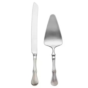 Metal <b>Cake</b> <b>Server</b> Set Stainless Steel <b>Cake</b> Knife and <b>Server</b> for Wedding and Party Functions - Product Image 4