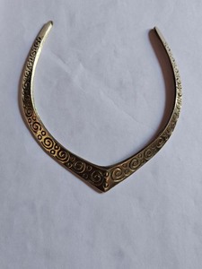Handmade Gold Engraved Swirl Open Cuff <b>Bracelet</b> Intricate Tribal <b>Boho</b> Ethnic Statement Jewelry Wholesale - Product Image 3
