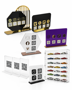 ป้ายเมนูพลาสติกใสพร้อมไฟ LED แบบตั้งโต๊ะ ปรับแต่งได้ตามโรงงาน สั่งซื้อจำนวนมาก จัดส่งรวดเร็ว พร้อมคิวอาร์โค้ดและรหัสธุรกิจ - Product Image 3