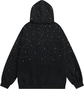 Sweat-shirt à capuche à manches longues pour femmes, motif cosmique imprimé, vêtements décontractés d'automne, sweat-shirt à capuche surdimensionné pour femmes - Product Image 6