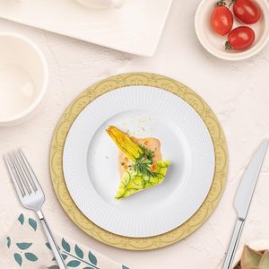Assiette de Présentation Luxe Effet Diamant – Base Décorative Élégante pour Réceptions de Mariage et Banquets - Product Image 1