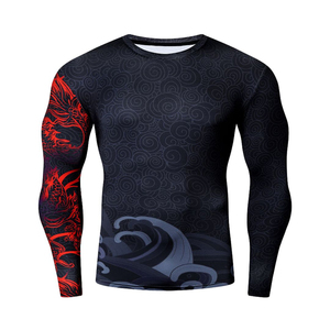 Wholesale High Quality Rash Guard <b>Compression</b> <b>Shirt</b> <b>Custom</b> <b>Design</b> Full Sleeve Gym Top With Quick Dry Feature & Short Sleeve - Product Image 5