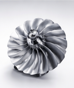 Impulsor de Aluminio Mecanizado por CNC de 5 Ejes |   Componente de Turbina de Alta Precisión para Sistemas Aeroespaciales y Turbo - Product Image 1
