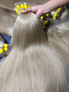 Extensiones de Cabello Humano Virgen al por Mayor, Naturales, Lisas, Doble Trama, Cabello Europeo, Todos los Colores Disponibles - Product Image 4