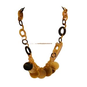 Collar con colgante de joyería de cuerno de búfalo clásico hecho a mano, forma de Animal de Color Natural, tamaño personalizado, gran oferta de glowin fashion - Product Image 1