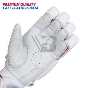 Plain High Quality Cricket Batting <b>Gloves</b> with Customizable Logo <b>PVC</b>/Leather/PC Material Comfortable Fit for All Seasons - Product Image 2