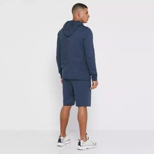 Custom Mens Gym Hoodie Crewneck Sweatshirt Short <b>Set</b> Unisex <b>Joggers</b> 2 Piece French Terry Sweatshirt And Sweatpants <b>Set</b> - Product Image 2