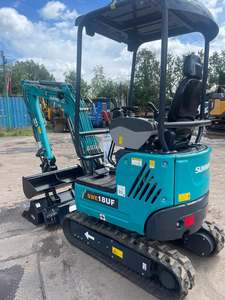 Mini-excavatrice Sunward 3,6 tonnes à queue courte, moteur, chenilles en caoutchouc, machine utilitaire compacte - Product Image 1