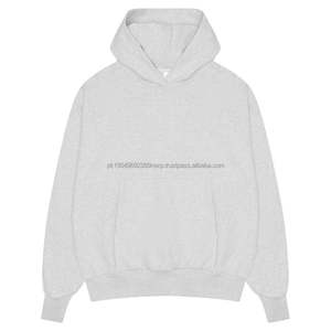 High Quality Custom logo Boxy Fit Tracksuits <b>Light</b> Weight Oversized Cotton 400 450gsm Fleece Men Hoodie and Joggers Sets for men - Product Image 3