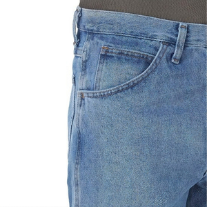 Jeans de Mezclilla de Alta Calidad para Hombre, Corte Recto, Color Azul Claro, Cintura Media, Ajuste Regular, Algodón, Estilo Casual de Primavera 2026 - Product Image 2
