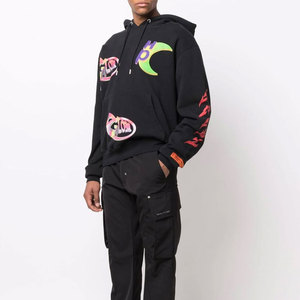 Sudadera con Capucha Extra Grande Personalizable, Transpirable y Ecológica para Hombre, de Poliéster/Algodón, Estilo Urbano para Otoño - Product Image 2