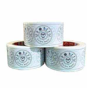 Wholesale Quick Order Modern Lines Logo Custom <b>Packaging</b> <b>Labels</b> ROHS ISO Certified OEM Processing Available Printed Tape Supply - Product Image 2