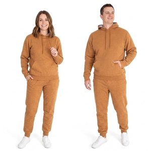 Sudadera con Capucha Extra Grande Personalizada con Color y Logotipo, Sudadera con Capucha de Color Sólido para Hombre, Sudadera de Algodón Tejido con Estampado - Product Image 2