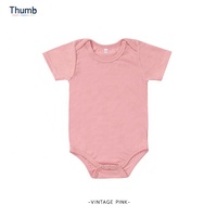 Couleur chaude en automne saison nouveau-né bébé Onesie body 100% polyester pour l'impression par sublimation de Thaïlande