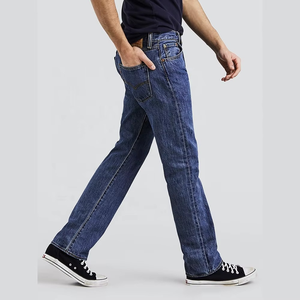 Jeans de Mezclilla de Algodón para Hombre, Corte Slim, Lavado Intenso, Nuevo Estilo, Personalizados OEM de Alta Calidad - Product Image 3