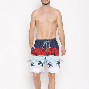 กางเกงชายหาดสำหรับผู้ชาย - โพลีเอสเตอร์ 100% แบบเรียบง่าย สวมใส่สบาย เอวกลาง ระบายอากาศได้ดี แห้งเร็ว รับผลิตตามแบบ (OEM) ขายส่ง - Product Image 5
