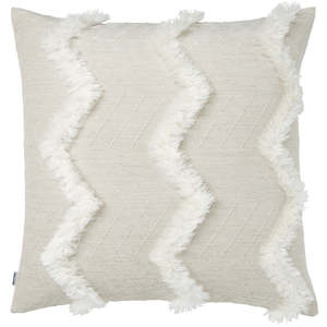 Terra 065 <b>Quilted</b> Minimalist Style Faux Fur Decorative <b>Throw</b> Pillow Cover with Removable Feature - Product Image 3