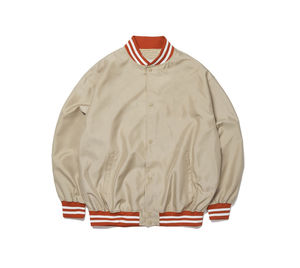 Wholesale Breathable Baseball Satin Varsity <b>Jacket</b> Men Custom Logo Basketball Satin <b>Jacket</b> Comfortable - Product Image 4