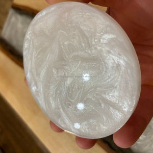 Sous-verres en résine époxy transparente de qualité supérieure, sous-verres en résine faits à la main en gros, provenant d'Inde - Product Image 3