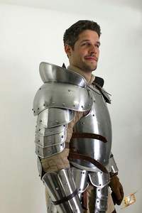 ชุดเกราะโลหะคลาสสิกแบบเต็มตัว ขนาดและดีไซน์สั่งทำพิเศษ พร้อมแผ่นเหล็กตีขึ้นรูปด้วยมือ สำหรับการแสดงชุดอัศวิน - Product Image 5