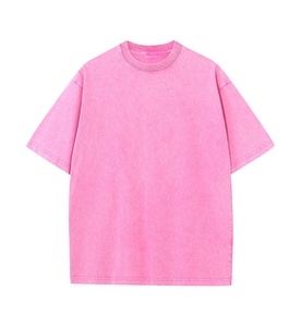 Camiseta de algodón puro lavado con estampado de letras Retro de moda superior 2025 para Hombres estilo informal americano Primavera Verano ropa de pantalla de seda - Product Image 2