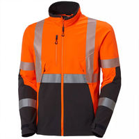 Veste de travail en polyester haute visibilité pour hommes, personnalisable, imperméable, réfléchissante, certifiée CE, pour l'hiver