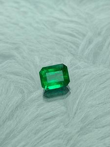Émeraude verte naturelle taille octogonale |   Pierre d'émeraude véritable certifiée, non montée |   Pierre précieuse en émeraude de qualité supérieure |   Bijoux en gros | - Product Image 2