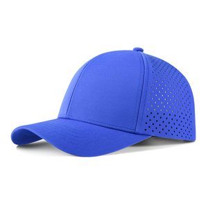 <b>Summer</b> Mesh 6-Panel Short Brim Baseball Cap <b>Men</b> Women Breathable Waterproof Adjustable Solid Sporty Trucker Style Sun <b>Hat</b> - Product Image 2