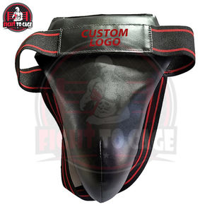 Unisex Boxing <b>Groin</b> <b>Guard</b> Cup PU Leather Lightweight Durable Shock Absorbing Protection for MMA Martial Arts Fighting Wear - Product Image 4