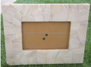 Cadre photo en nacre indienne de haute qualité de meilleure qualité, taille personnalisée avec technique polie - Product Image 3