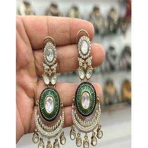 Hermosos Pendientes de Moissanita Fina de Primera Calidad Chapados en Oro, para Mujeres y Niñas, Ideales para Fiestas Nocturnas, a la Moda - Product Image 2