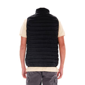 Chaleco de Algodón Cálido de Invierno para Hombre con Logotipo Personalizado OEM, Chaleco Informal Impermeable con Relleno de Plumón, Chaleco Sólido Personalizado para Hombre - Product Image 2