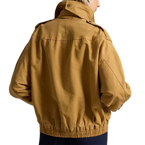 Veste utilitaire en toile de coton pour femme, modèle premium, coupe décontractée, manches longues, fermeture éclair sur le devant, poches cargo, entièrement doublée, veste OEM, best-seller - Product Image 2