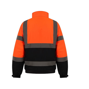 Chaqueta de Seguridad Reflectante Unisex de Alta Visibilidad Personalizada, con Capucha, Impermeable, Transpirable, para Invierno - Product Image 4