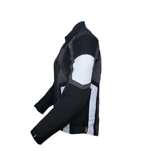 Men's Full Sleeve Windproof Motorcycle Jacket Color Blocked Black Gray White All Seasons Adult Wear - Product Image 3