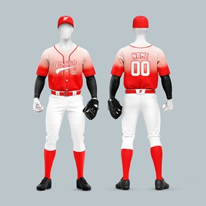 Uniforme de Béisbol para Hombre Estampado de Alta Calidad al por Mayor, 100% Poliéster, Antibacteriano, Ecológico, Nombre del Equipo Personalizado, Precio de Fábrica - Product Image 3