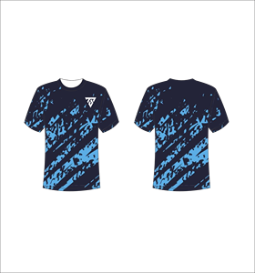 Camiseta de manga corta para hombre con estampado de camuflaje rosa, cuello redondo, corte regular, transpirable, informal, de poliéster tejido. - Product Image 4