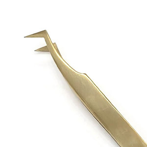 Pince à cils droite pour extensions, outil d'application d'isolation des cils pour extensions de volume, classiques et hybrides, pour salon de beauté - Product Image 2
