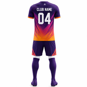 Kit de football sur mesure de haute qualité, nouveau design, kit de football personnalisé avec nom d'équipe, vêtements de sport, kit de football - Product Image 3