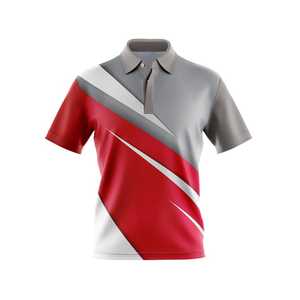 เสื้อโปโลแขนสั้นแบบซับลิเมชั่น สีพื้น ผ้าถัก ระบายอากาศได้ดี ทรงปกติ มีโลโก้ด้านหน้า - Product Image 3