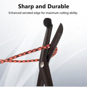 Premium Quality Trauma Paramedic Utility Shears All Black Tactical <b>Percussion</b> Taylor Hammer Emergency Medical EMT Rescue Scissor - Product Image 4