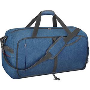 Sac de sport violet avec sangle réglable et fermeture éclair pour la salle de sport, unisexe, grande capacité, style décontracté, couleur unie, polyester - Product Image 6