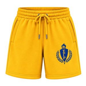 Pantalones Cortos de Forro Polar Sigma Gamma Rho para Mujer, Pantalones Deportivos Personalizados con Letras Griegas, Ropa Deportiva Informal para Gimnasio y Entrenamiento - Product Image 1