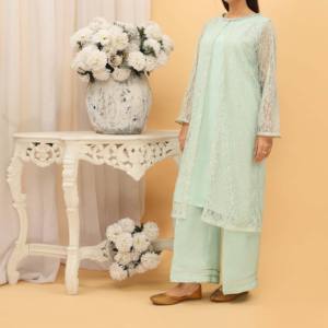 ชุดผ้าไหมดิบสำหรับไปคลับ PS4965 2ชิ้นชุดราตรีลูกไม้ปักคอลายหรูหราและมีสไตล์ - Product Image 2