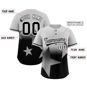 เสื้อเบสบอลสั่งทำพิเศษ กระดุมเต็มตัว ผ้าระบายอากาศ ชุดกีฬาทีม ชื่อและหมายเลขส่วนตัว เสื้อเบสบอล - Product Image 2