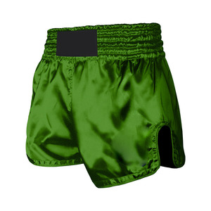 Shorts de boxe Muay Thai personnalisables et durables, motif à bandes souples pour MMA, en polyester de haute qualité - Product Image 2