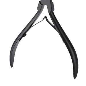 Pince à extensions capillaires professionnelle de haute qualité en acier inoxydable chirurgical argenté, personnalisable, pour usage commercial - Product Image 3