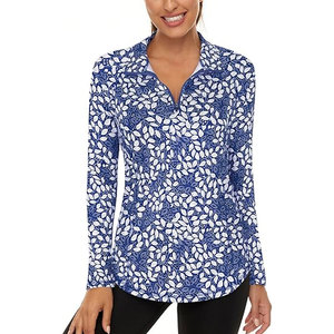 Camiseta Deportiva de Manga Larga para Mujer, Duradera, Transpirable, Ligera, con Logotipo Frontal, Cómoda para Rutinas Activas - Product Image 1