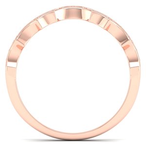 Bague éternité REYES en argent sterling 925 artisanal, certifiée GRA, avec moissanite, pour femme, prix abordable, bijoux fins - Product Image 4