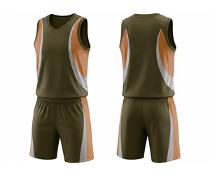 Ensemble de maillots de basket-ball personnalisés, maillot et short professionnels avec impression par sublimation, vêtements de sport d'équipe pour hommes, femmes et jeunes - Product Image 4
